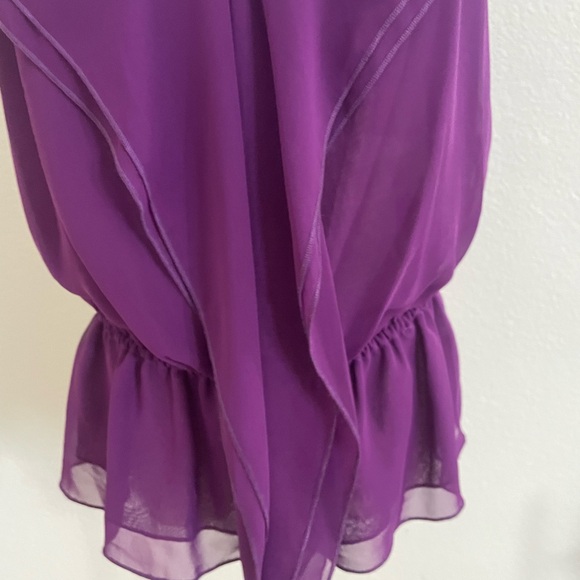 Ellen Tracy Rich Purple Blouse - Picture 3 of 6